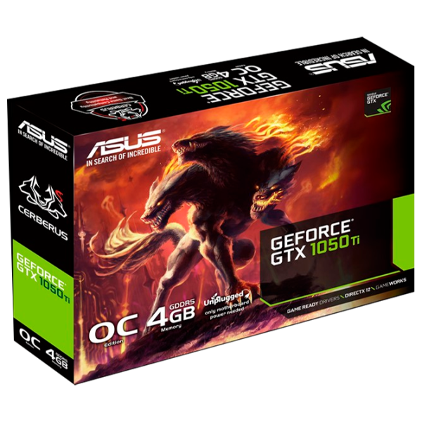 Видеокарта Asus GeForce GTX 1050 Ti Cerberus PCI Express x16 3.0 / 4 ГБ photo 7 Видеокарта Asus GeForce GTX 1050 Ti Cerberus PCI Express x16 3.0 / 4 ГБ photo 7