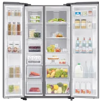Frigider Samsung RS62R50312C/UA Side by Side 647 l / 178 cm / Black photo 5