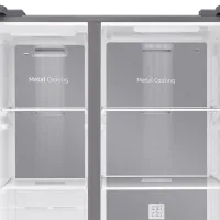 Frigider Samsung RS62R50312C/UA Side by Side 647 l / 178 cm / Black photo 7