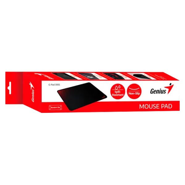 Covoraș pentru mouse Genius G-Pad 300S Red Black photo 4