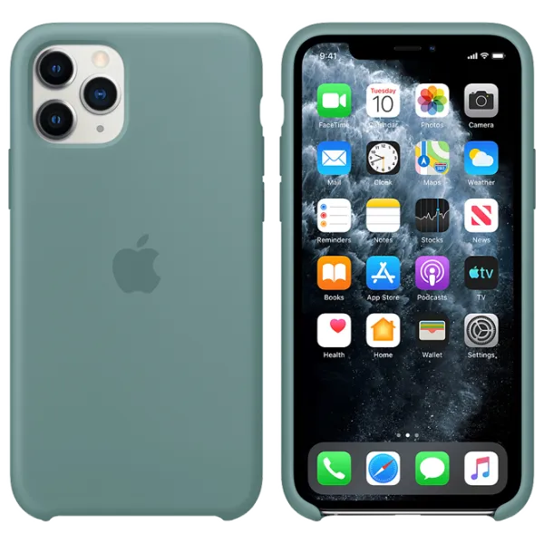 Чехол для смартфона Apple iPhone 11 Pro Apple/ Back/ TPU/ Cactus Зелёный photo 3 Чехол для смартфона Apple iPhone 11 Pro Apple/ Back/ TPU/ Cactus Зелёный photo 3