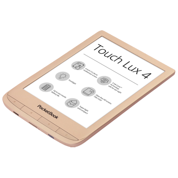 eReaders Pocketbook 627 Touch Lux 4 6"/ E-Ink Carta/ 8 ГБ/ Золотой photo 3 eReaders Pocketbook 627 Touch Lux 4 6"/ E-Ink Carta/ 8 ГБ/ Золотой photo 3