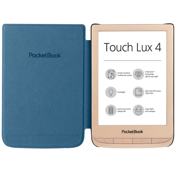 eReaders Pocketbook 627 Touch Lux 4 6"/ E-Ink Carta/ 8 ГБ/ Золотой photo 5 eReaders Pocketbook 627 Touch Lux 4 6"/ E-Ink Carta/ 8 ГБ/ Золотой photo 5