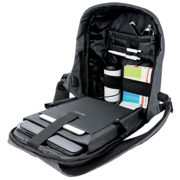 Rucsac pentru laptop XD-Design Bobby Compact anti-theft 14"/ Camouflage Blue/ 17 l photo 3 Rucsac pentru laptop XD-Design Bobby Compact anti-theft 14"/ Camouflage Blue/ 17 l photo 3