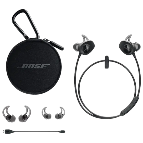 Căști Bose SoundSport Black Fără fir/ Sport photo 5
