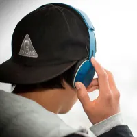 Наушники SkullCandy Grind Royal Crem Синий Беспроводные + Проводные/ Персональный photo 6