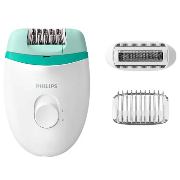 Эпилятор Philips BRE245/ 00 Сухая/ Зелёный Белый photo 2