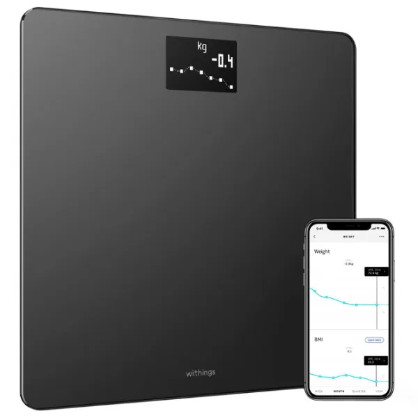 Cântar de podea Withings Body Wi-Fi Scale Black photo 4