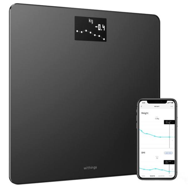 Cântar de podea Withings Body Wi-Fi Scale Black photo 4