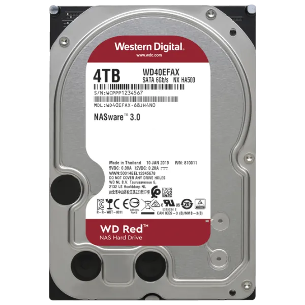 HDD Western Digital Red 4 ТБ WD40EFAX/ Серый photo 2