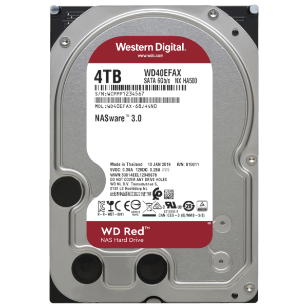 HDD Western Digital Red 4 ТБ WD40EFAX/ Серый photo 2