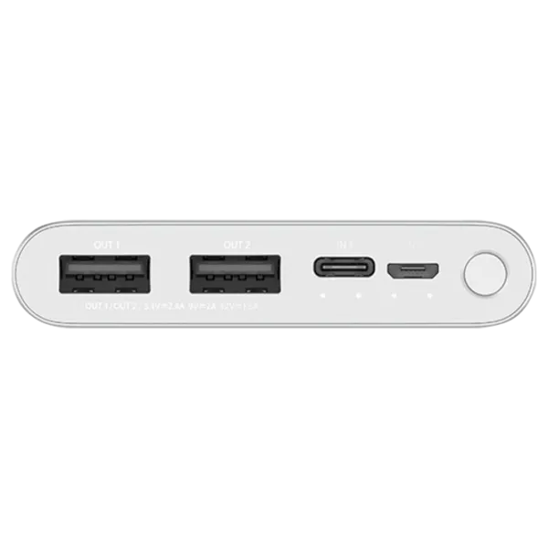 Power Bank Xiaomi Mi 3 10000 mAh/ Silver photo 4 Power Bank Xiaomi Mi 3 10000 mAh/ Silver photo 4