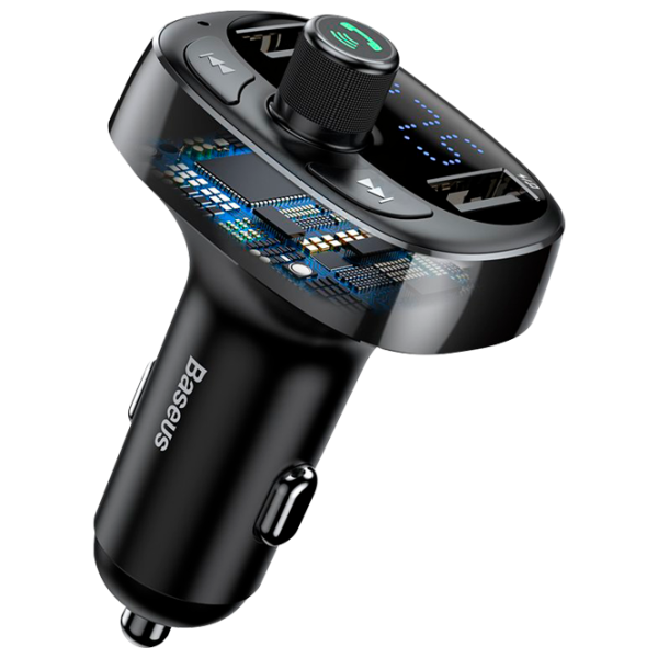 FM Модулятор Baseus CCALL-TM01 12/24 В/ Черный photo 3