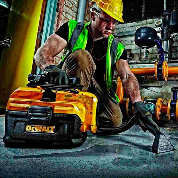 Промышленный пылесос Dewalt DCV582 300 Вт / Желтый photo 5