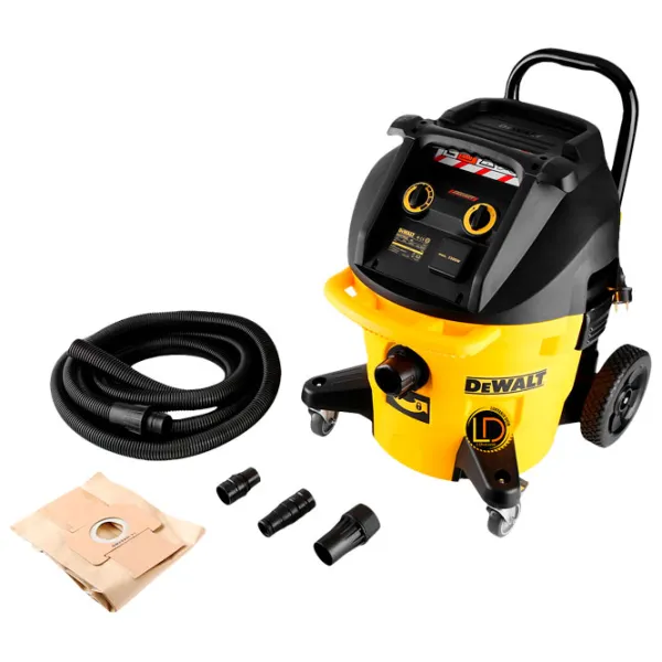 Промышленный пылесос Dewalt DWV902L-QS 1400 Вт / Желтый photo 5