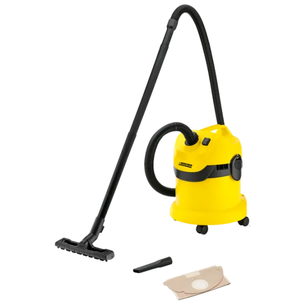 Промышленный пылесос KARCHER WD 2 Сухая, Уборка жидкости/ 1000 Вт photo 4