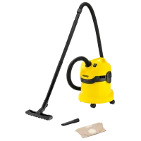 Aspirator industrial KARCHER WD 2 Uscată, Colectarea lichidului/ 1000 W photo 4