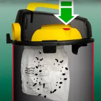 Aspirator industrial Lavor VAC 18 Plus 1200 W / Black photo 3