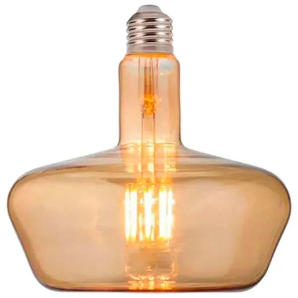 Лампочка светодиодная филаментная Horoz GINZA-XL AMBER 001050000811 E27/ 8 Вт/ 2200 К/ 620лм/ White photo 1 Лампочка светодиодная филаментная Horoz GINZA-XL AMBER 001050000811 E27/ 8 Вт/ 2200 К/ 620лм/ White photo 1