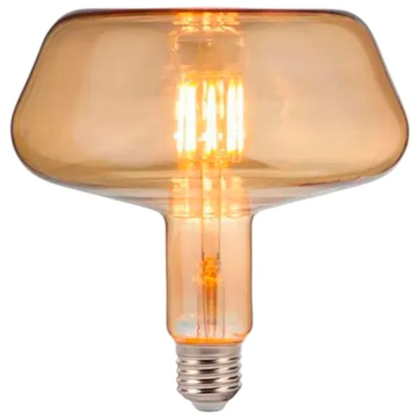 Лампочка светодиодная филаментная Horoz GINZA-XL AMBER 001050000811 E27/ 8 Вт/ 2200 К/ 620лм/ White photo 2 Лампочка светодиодная филаментная Horoz GINZA-XL AMBER 001050000811 E27/ 8 Вт/ 2200 К/ 620лм/ White photo 2