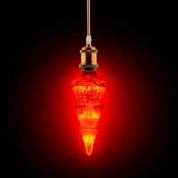 Bec LED Horoz COLOR PINE 001059000202 E27/ 2 W/ 2400 K/ 19lm/ Red photo 2