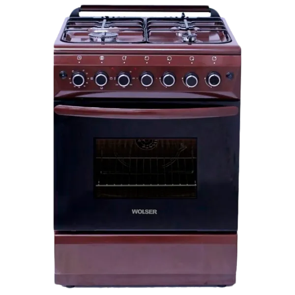 Плита Wolser WL-60602 BRGE Газовая/ Brown photo 1