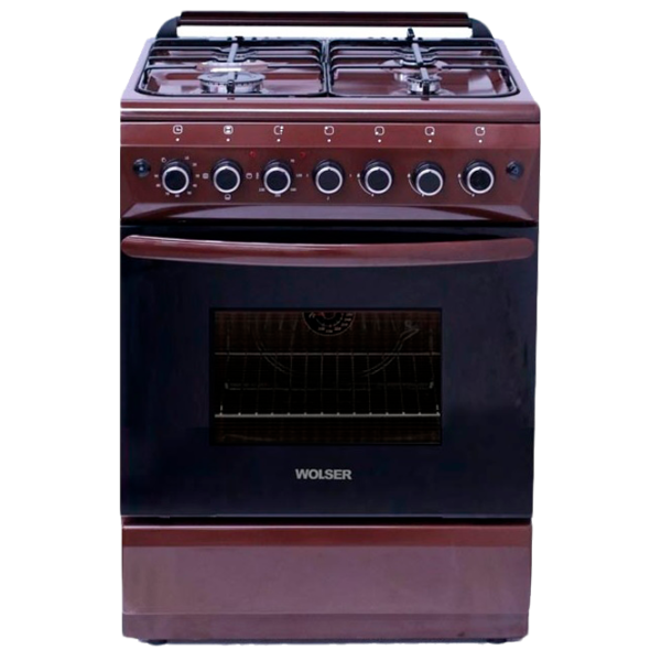 Плита Wolser WL-60602 BRGE Газовая/ Brown photo 1