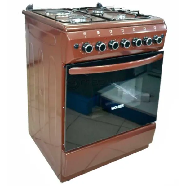 Плита Wolser WL-60602 BRGE Газовая/ Brown photo 2