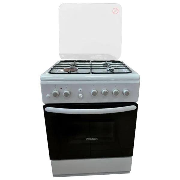 Плита Wolser WL-60602 WGE Газовая/ White photo 1