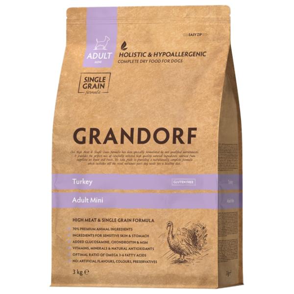 Hrană pentru câini uscată Grandorf Dog Mini 1 kg/ Curcan photo 1 Hrană pentru câini uscată Grandorf Dog Mini 1 kg/ Curcan photo 1
