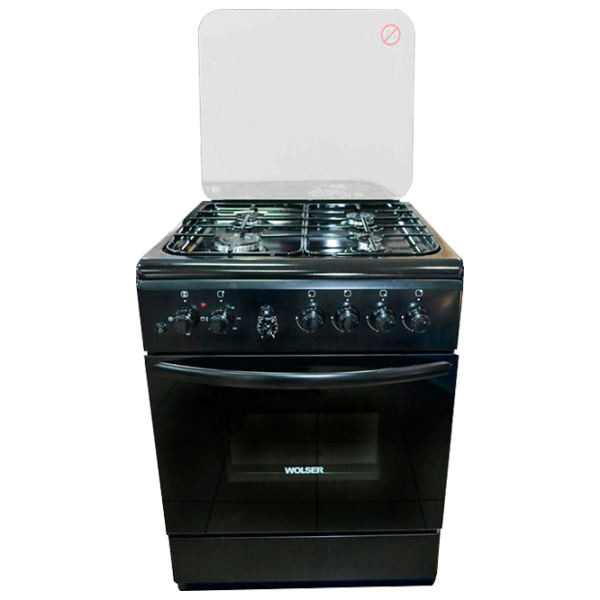 Плита Wolser WL-60602 BGE Газовая/ Black photo 1