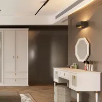 Masă de toaletă Dogtas Lorenta PAL/ White photo 6