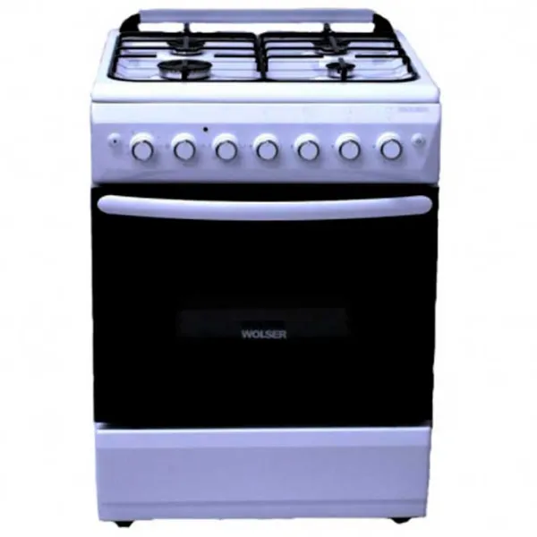 Плита Wolser WL-60602 WGE Turbo Газовая/ White photo 2