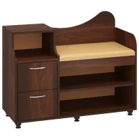 Dulap pentru încălțăminte Pehotin B-2 67 x 95 x 38/ Nuc/ Nuc