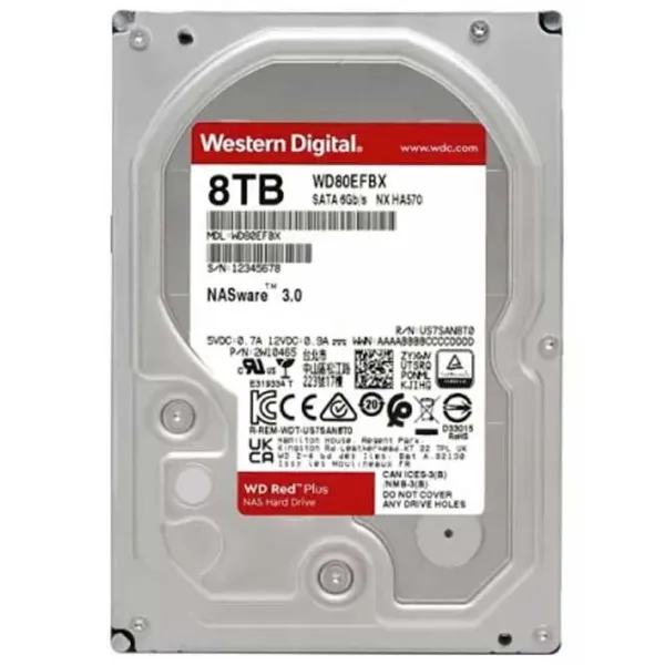 HDD Western Digital WD80EFPX 8 ТБ Серебристый photo 2