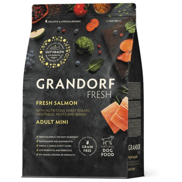 Корм для собак сухой Grandorf Fresh 1 кг/ Лосось photo 1 Корм для собак сухой Grandorf Fresh 1 кг/ Лосось photo 1