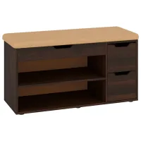 Dulap pentru încălțăminte Pehotin B-7 50 x 100 x 38/ Nuc/ Nuc