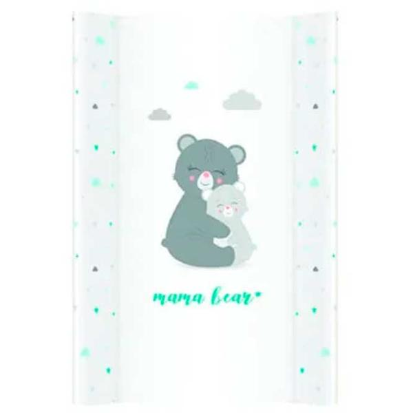 Пеленальный матрасик Klups PT70 Mama Bear Унисекс/ 0+/ White photo 1