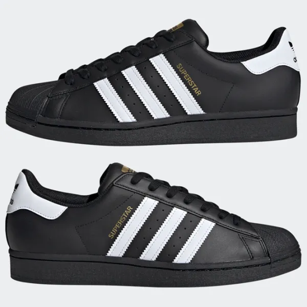 Ghete pentru bărbați Adidas Superstar 41.5 / Black photo 4