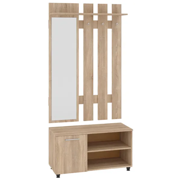 Set pentru antreu Pehotin Randevu LPAL/ Stejar Sonoma photo 1