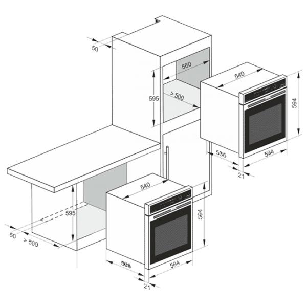 Cuptor încorporabil Kaiser EH 6323 / Inox photo 9