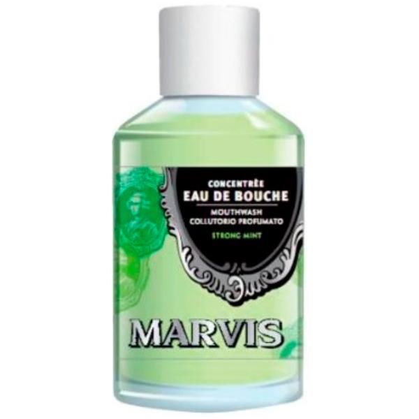 Ополаскиватели для рта Marvis Strong Mint Mouthwash 120 мл photo 1 Ополаскиватели для рта Marvis Strong Mint Mouthwash 120 мл photo 1