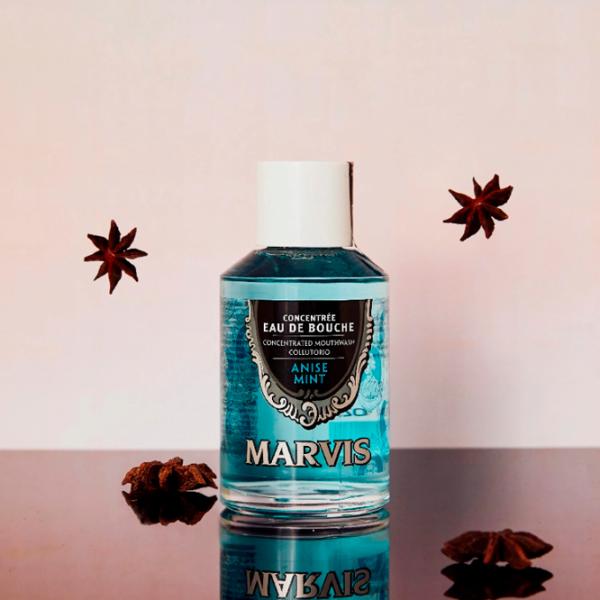 Ополаскиватели для рта Marvis Anise Mint Mouthwash 120 мл photo 2 Ополаскиватели для рта Marvis Anise Mint Mouthwash 120 мл photo 2