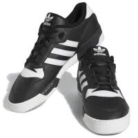 Ghete pentru bărbați Adidas Rivalry Low 45.5 / Black