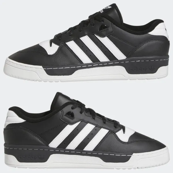 Ghete pentru bărbați Adidas Rivalry Low 41.5 / Black photo 4