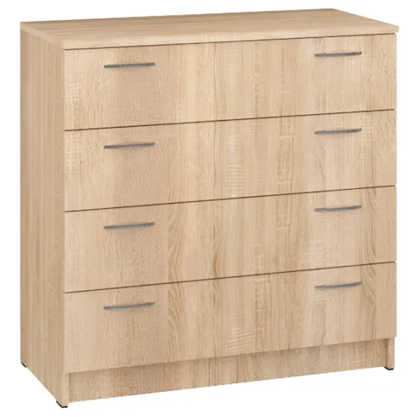 Комод Pehotin К-4 80 x 80 x 38см/ ПВХ/ Дуб Сонома photo 1