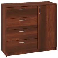 Комод Pehotin К-4+1 90 x 100 x 38см/ ДСП/ Орех