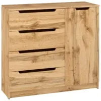 Comodă Pehotin К-4+1 eco 90 x 100 x 38/ LPAL/ Stejar Taho