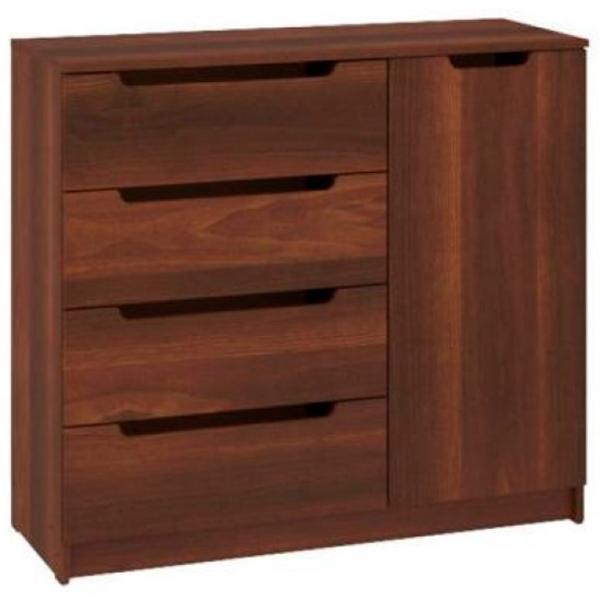 Комод Pehotin К-4+1 eco 90 x 100 x 38см/ ЛДСП/ Орех photo 1