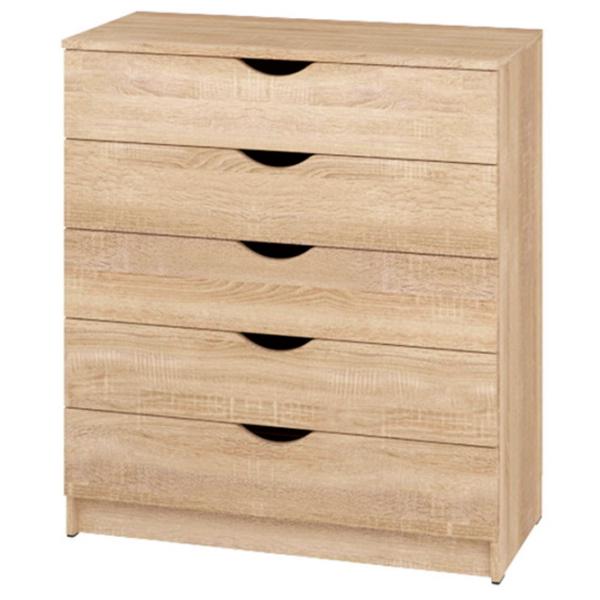 Comodă Pehotin К-5 eco 90 x 80 x 38/ PAL/ Stejar Sonoma photo 1